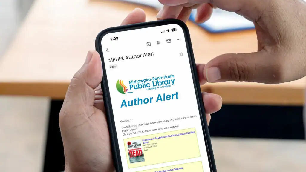 Author Alerts logo.