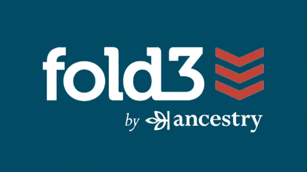 Fold 3 by Ancestry logo.